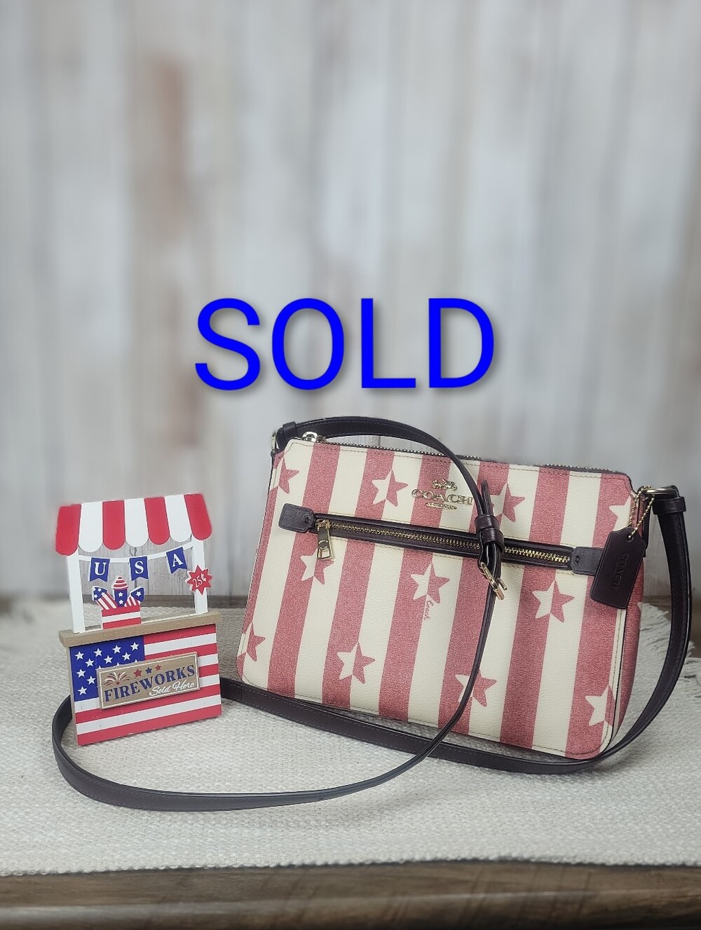 ❌️❌️Coach Stars and Stripes Crossbody